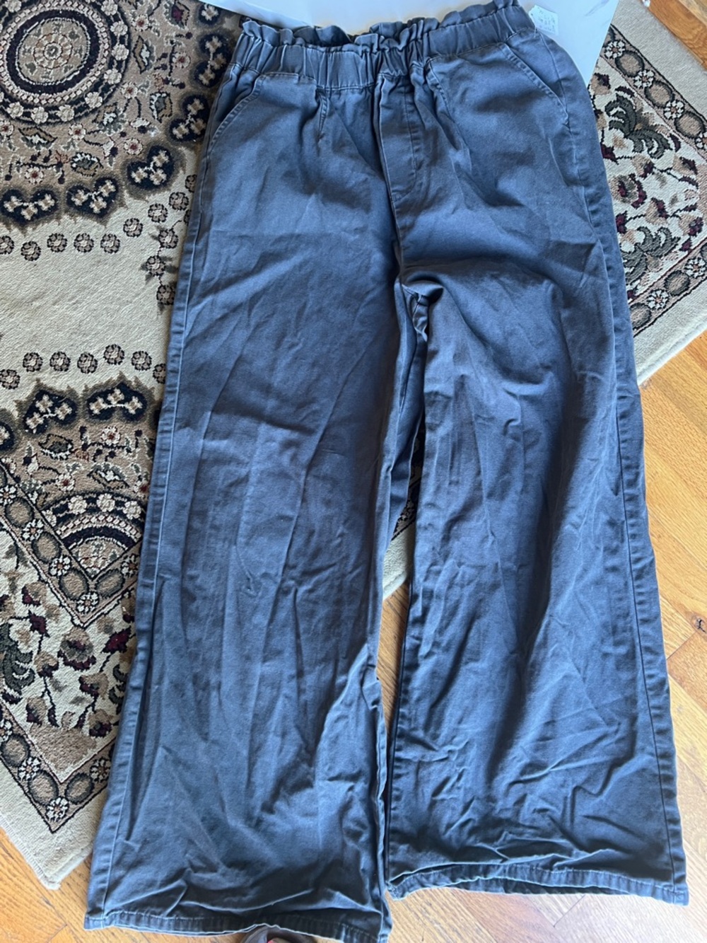 Zenana Outfitters Wide-Leg Paperbag Pants in - Picture 5 of 6